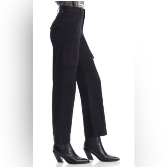 MOTHER The Rambler High Rise Cargo Ankle Jeans in Not Guilty - Picture 4 of 13